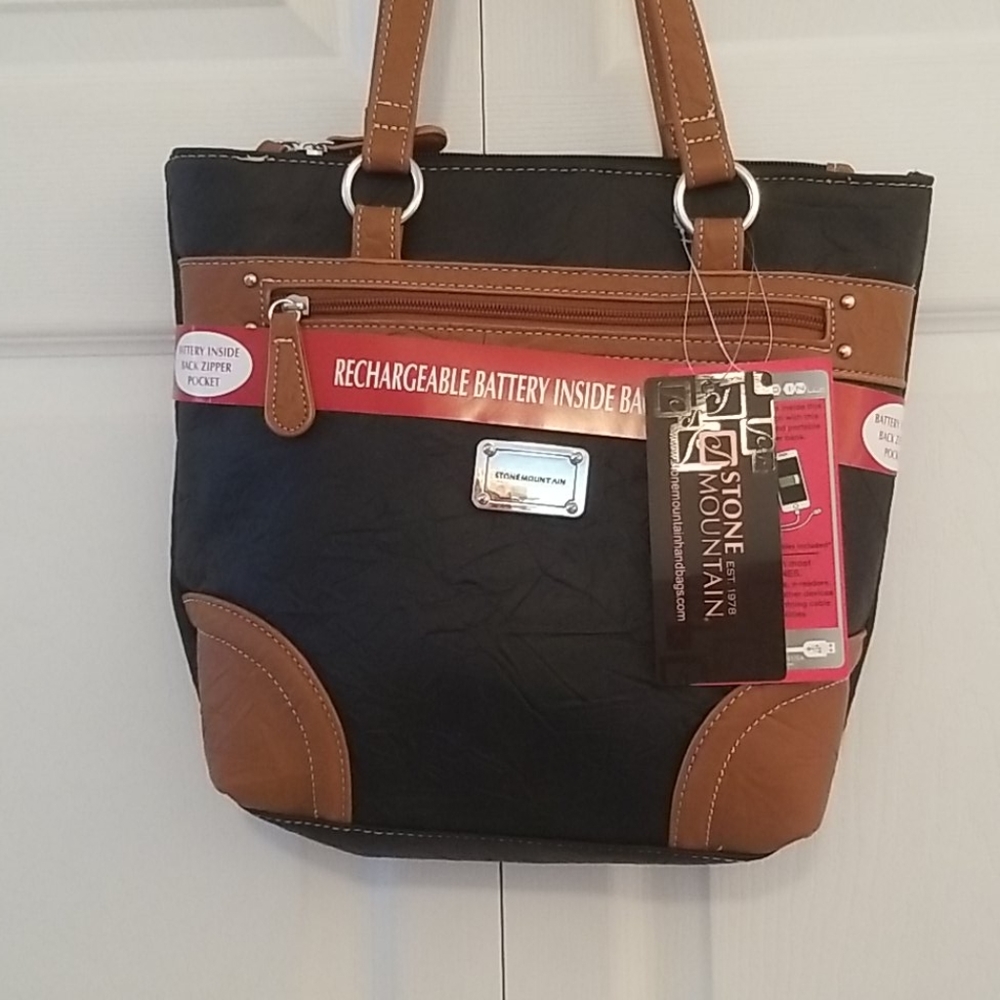 Stone Mountain Purse With Rechargeable Battery View 2